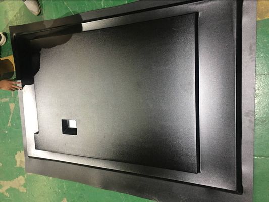 वैक्यूम बनाने के लिए कस्टम थर्मोफॉर्म प्लास्टिक शीट ब्लैक एलसीडी टीवी बैक कवर